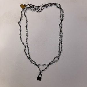 Beaded Double Layer Necklace